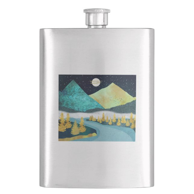 Golden River Flask (Front)