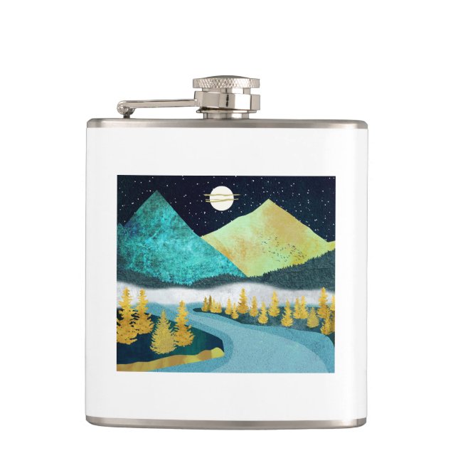 Golden River Flask (Front)
