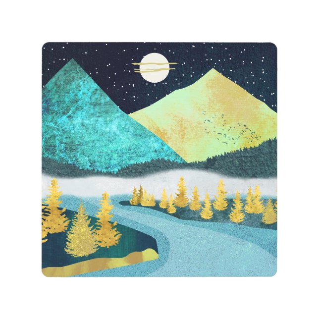 Golden River Metal Print (Front)