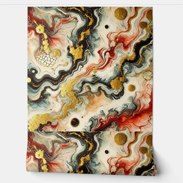 Golden rivers wallpaper  (Unrolling)