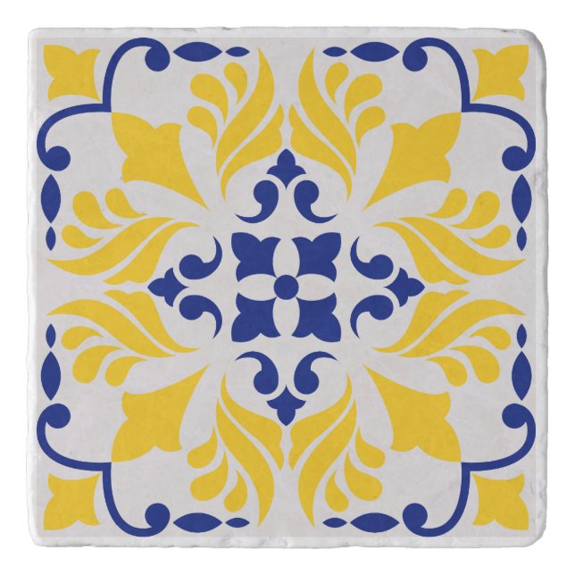 Golden Riviera Design Trivet (Front)