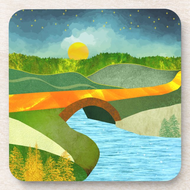 Golden Road Beverage Coaster (Front)