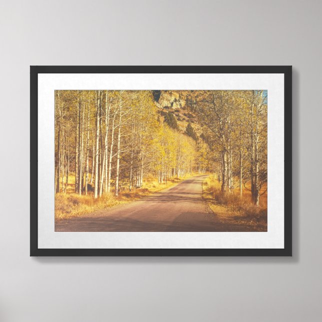Golden Road Framed Art (Framed Front)