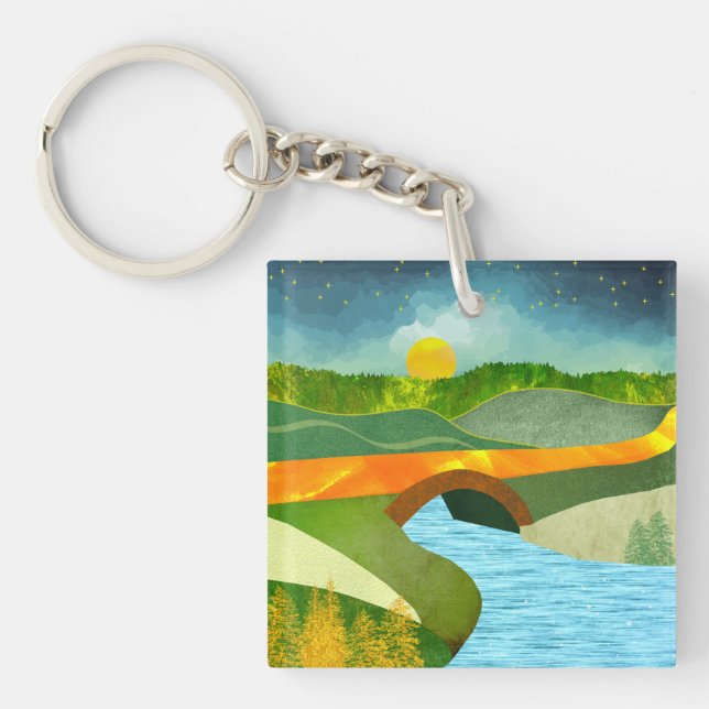 Golden Road Keychain (Front)