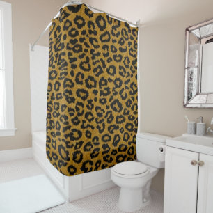 Golden Roar Shower Curtain