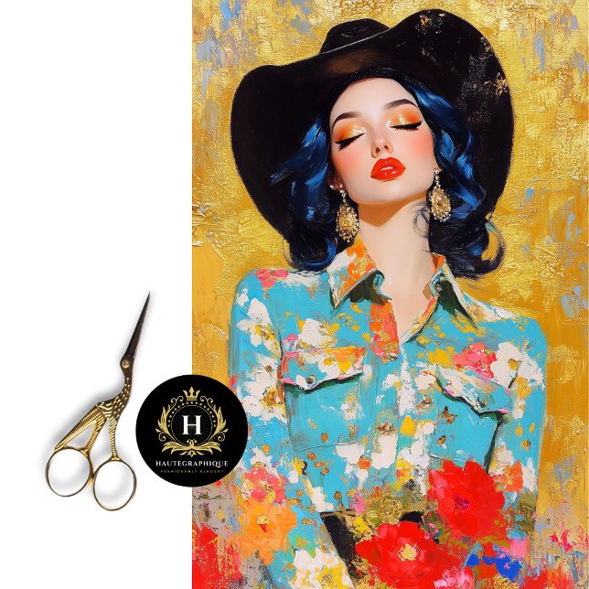 Golden Rodeo Glam Decoupage Tissue Paper (Creator Uploaded)