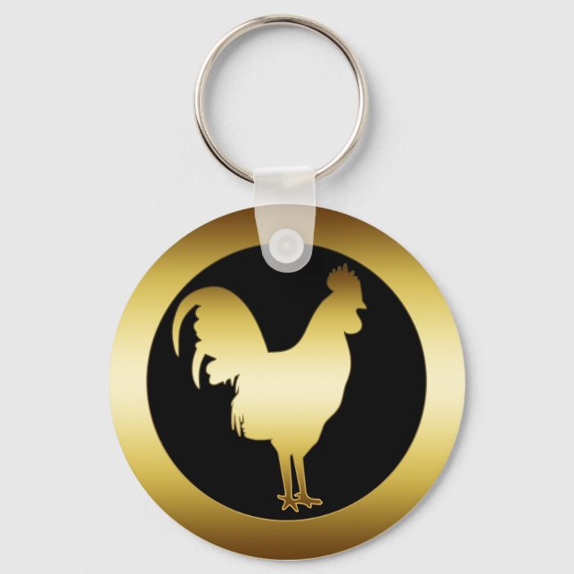 GOLDEN ROOSTER KEYCHAIN (Front)