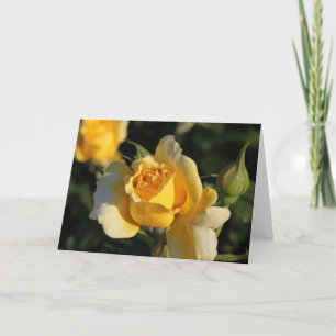 Golden Rose Card