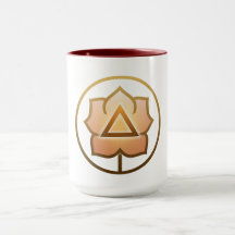 Golden Rose Delta 7 Peach Stream Frequency Mug