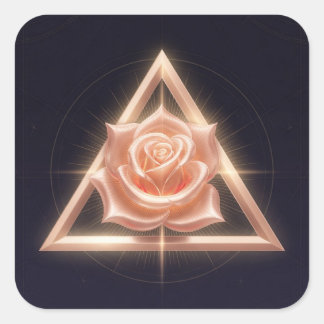 Golden Rose Delta 7 | Sacred Glow Sticker
