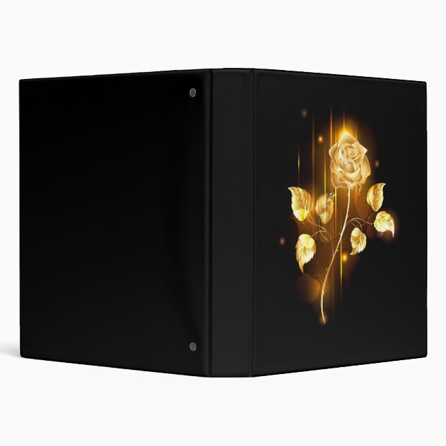 Golden rose ( gold rose ) 3 ring binder (Background)