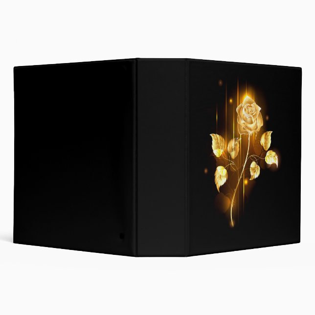 Golden rose ( gold rose ) 3 ring binder (Background)