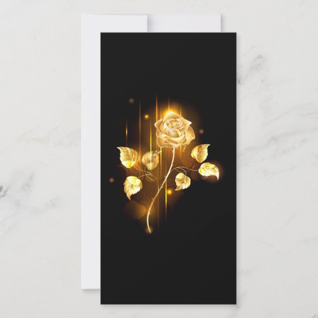 Golden rose ( gold rose ) announcement (Front)