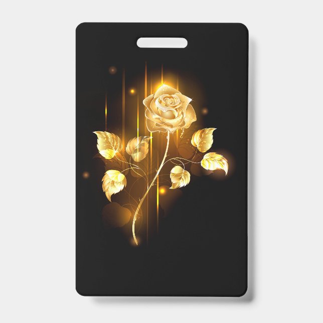 Golden rose ( gold rose ) badge (Front)