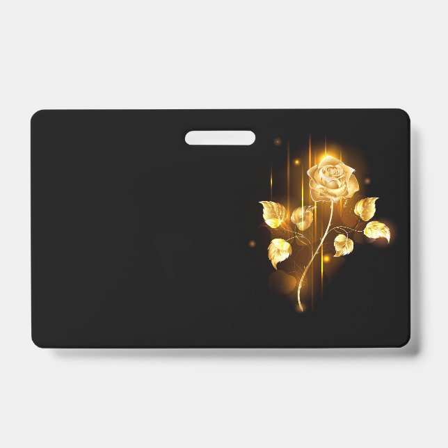 Golden rose ( gold rose ) badge (Front)