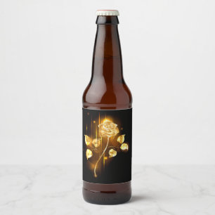 Golden rose ( gold rose ) beer bottle label