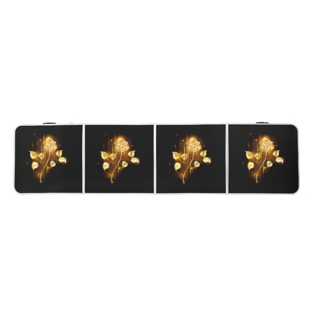 Golden rose ( gold rose ) beer pong table (Top)