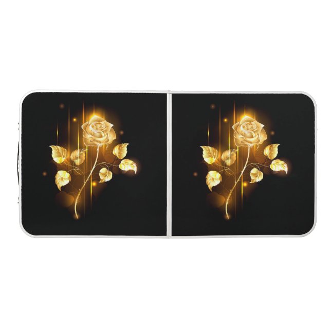 Golden rose ( gold rose ) beer pong table (Top)