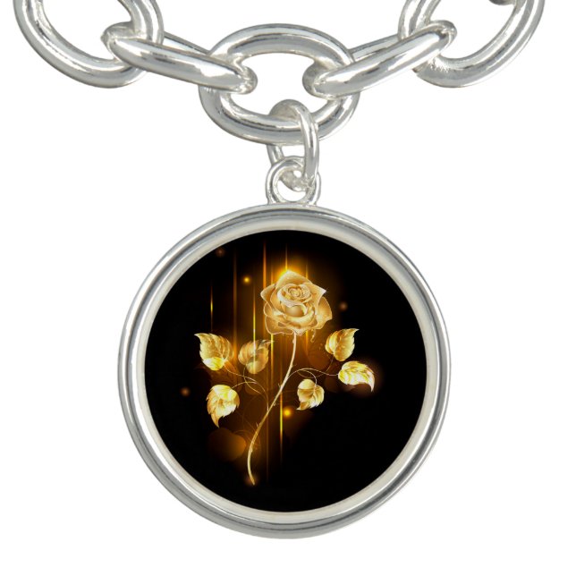 Golden rose ( gold rose ) bracelet (Design)