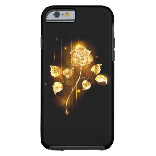 Golden rose  gold rose  tough iPhone 6 case