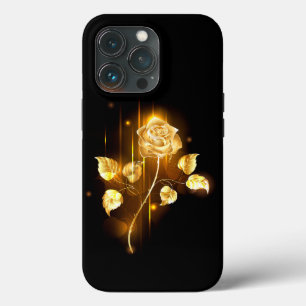 Golden rose ( gold rose ) iPhone 13 pro case
