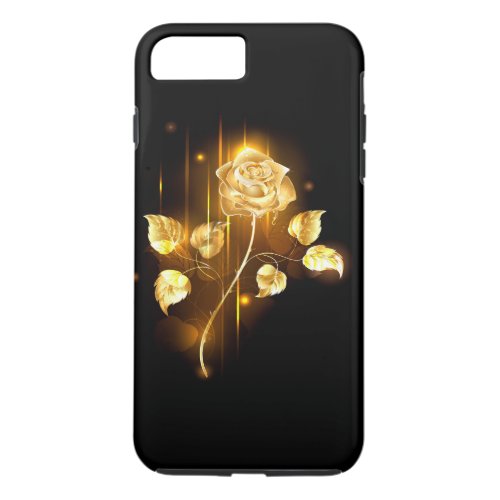 Golden rose  gold rose  iPhone 8 plus7 plus case