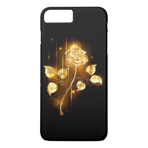Golden rose  gold rose  iPhone 8 plus7 plus case