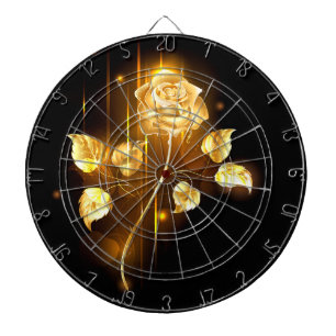 Golden rose ( gold rose ) dart board