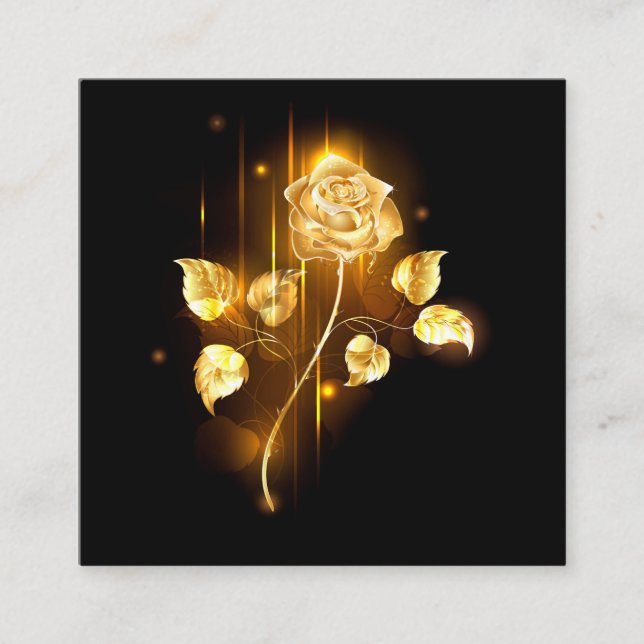 Golden rose ( gold rose ) discount card (Front)
