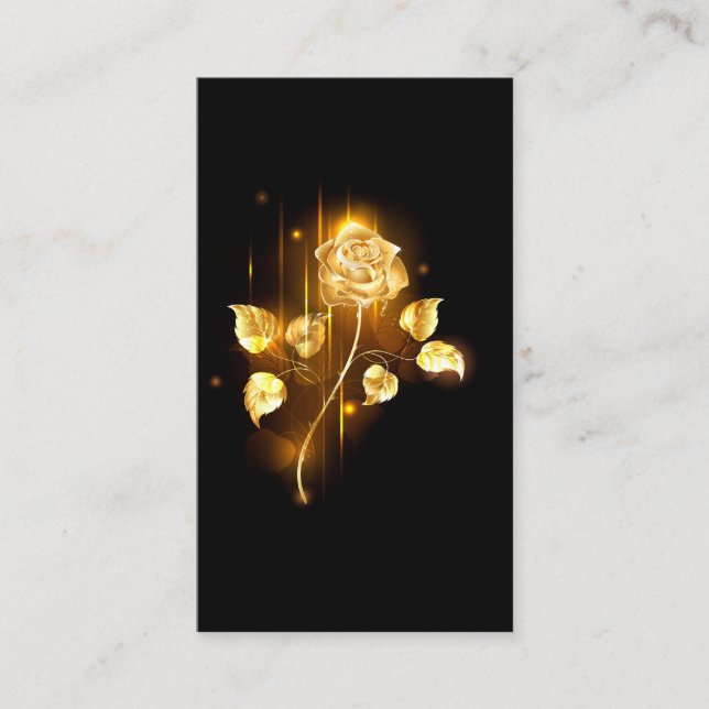 Golden rose ( gold rose ) discount card (Front)