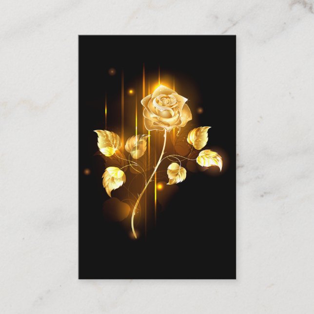 Golden rose ( gold rose ) discount card (Front)