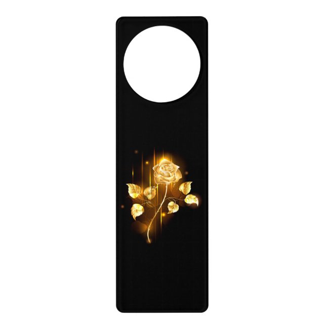 Golden rose ( gold rose ) door hanger (Front)