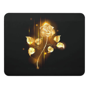 Golden rose ( gold rose ) door sign
