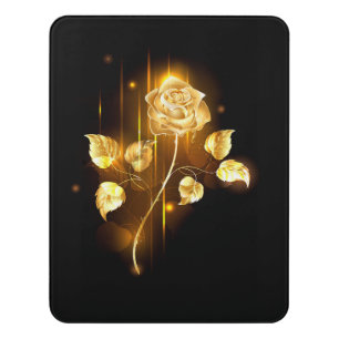Golden rose ( gold rose ) door sign