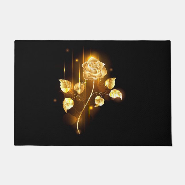 Golden rose ( gold rose ) doormat (Front)