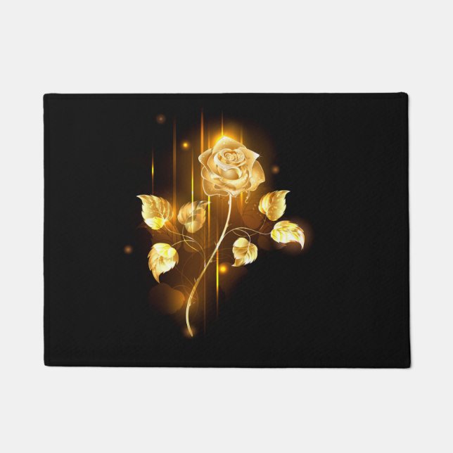 Golden rose ( gold rose ) doormat (Front)