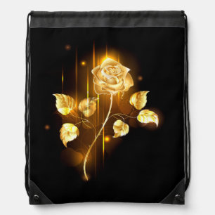 Golden rose ( gold rose ) drawstring bag