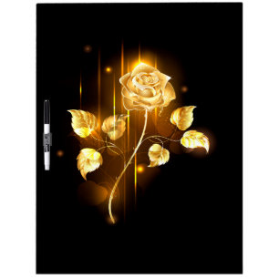 Golden rose ( gold rose ) dry erase board
