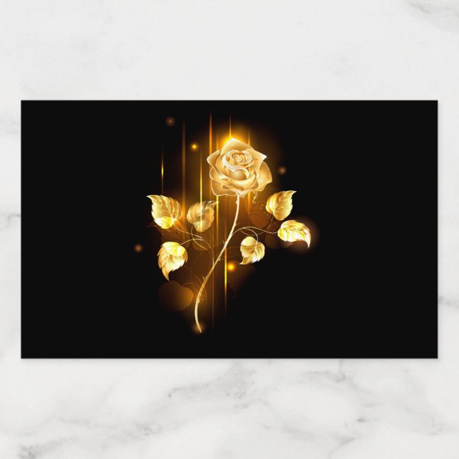 Golden rose ( gold rose ) envelope liner (Design)