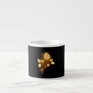 Golden rose ( gold rose ) espresso cup