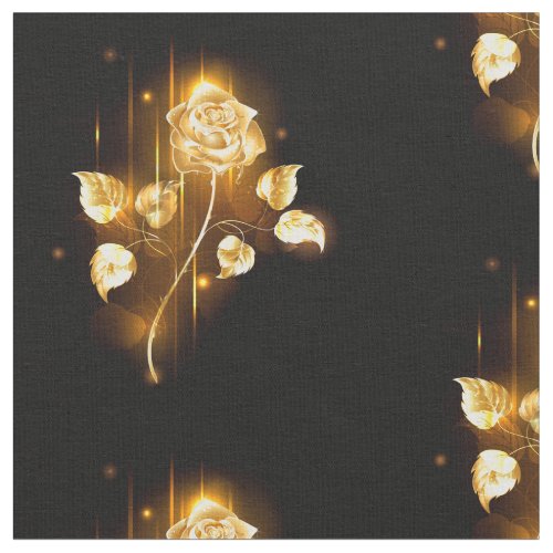 Golden rose  gold rose  fabric