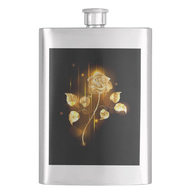 Golden rose ( gold rose ) flask (Front)