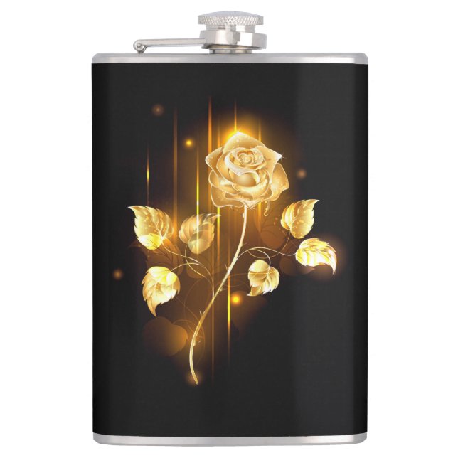 Golden rose ( gold rose ) flask (Front)