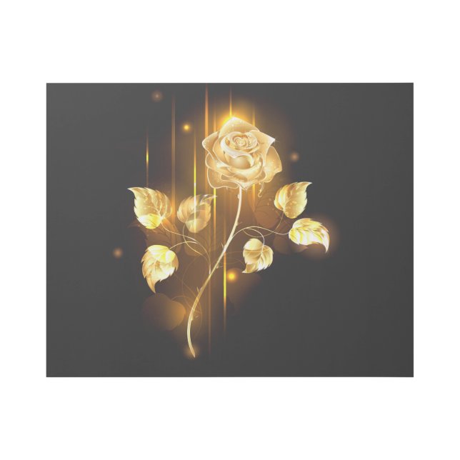 Golden rose ( gold rose ) gallery wrap (Front)