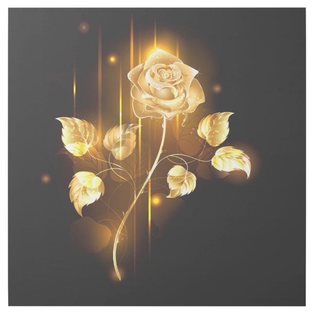 Golden rose ( gold rose ) gallery wrap (Front)