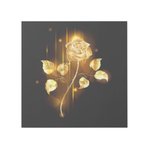 Golden rose ( gold rose ) gallery wrap