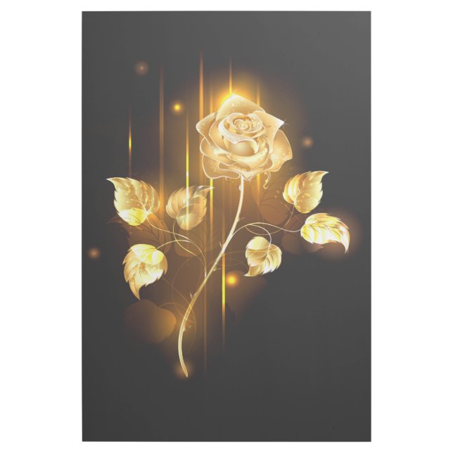 Golden rose ( gold rose ) gallery wrap (Front)