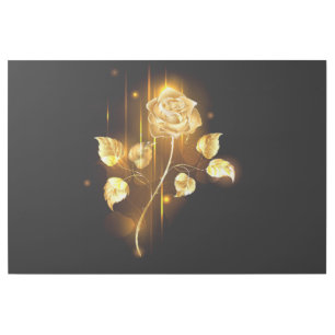 Golden rose ( gold rose ) gallery wrap