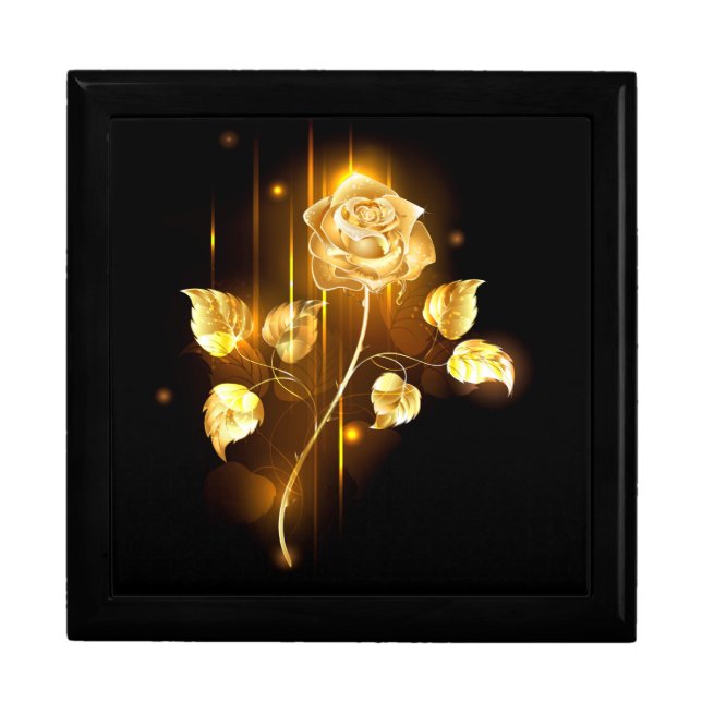 Golden rose ( gold rose ) gift box (Front)