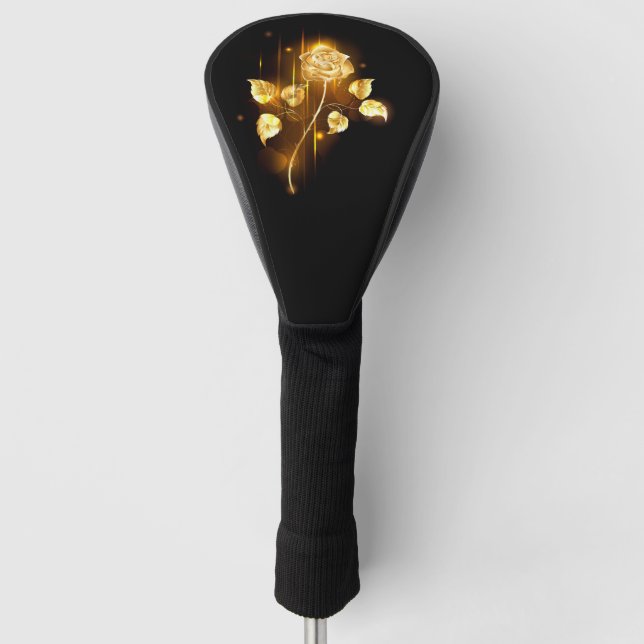 Golden rose ( gold rose ) golf head cover (Front)